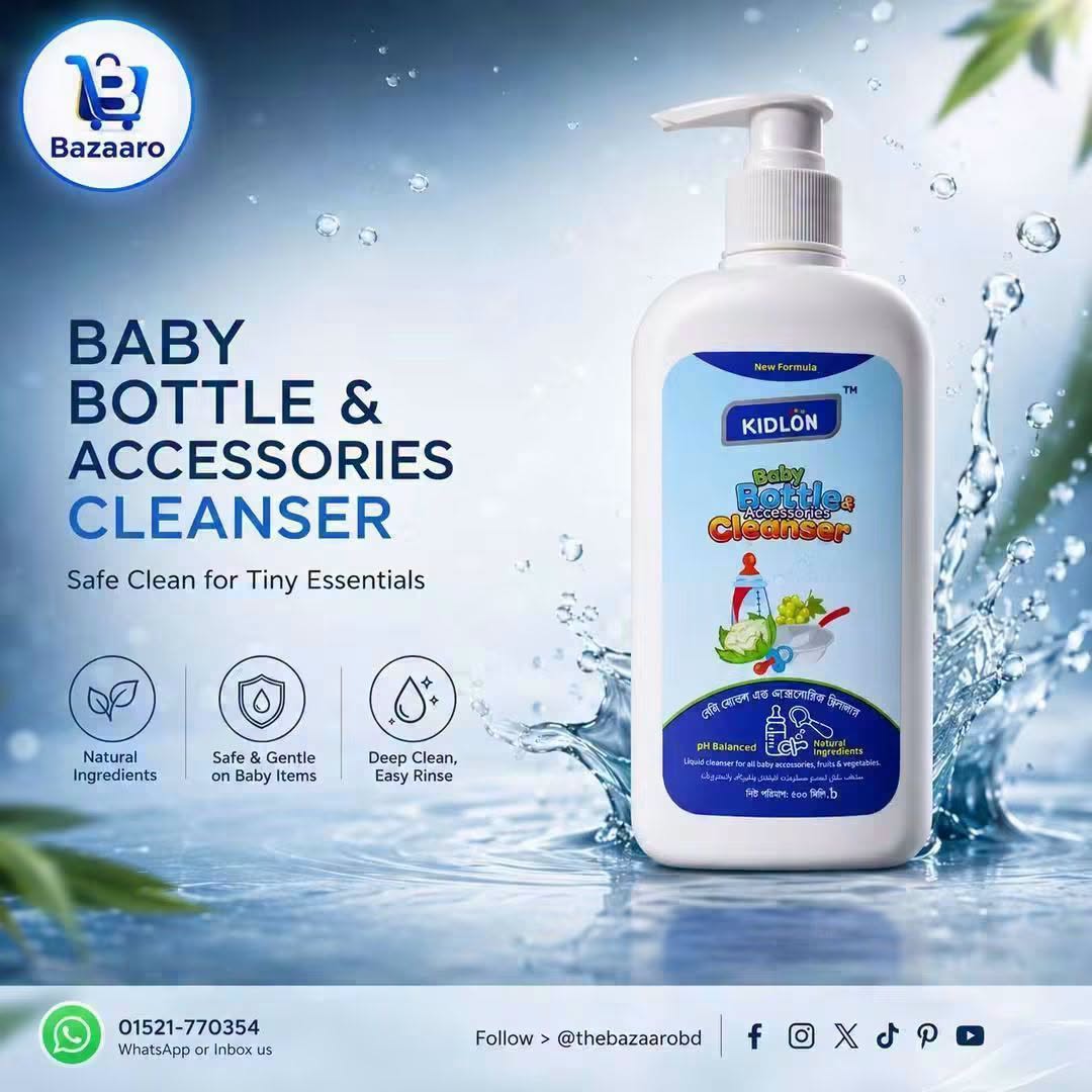 Kidlon Baby Bottle And Accessories Cleanser 500 ml
