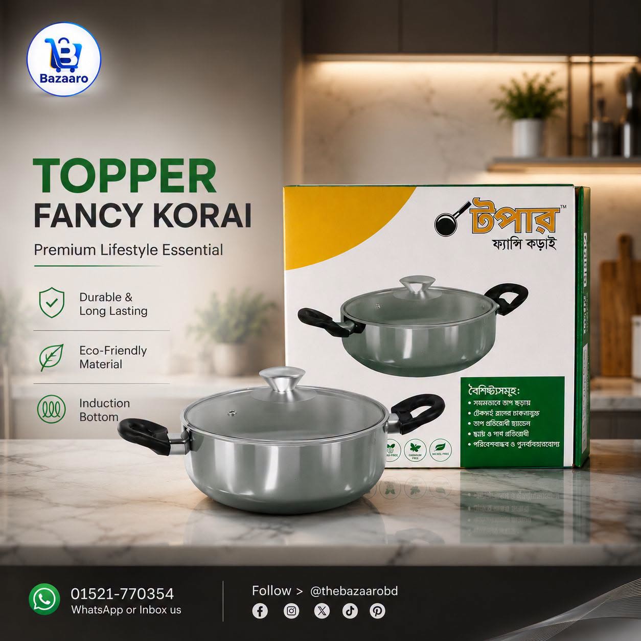 Topper Aluminium Fancy Korai 24 cm