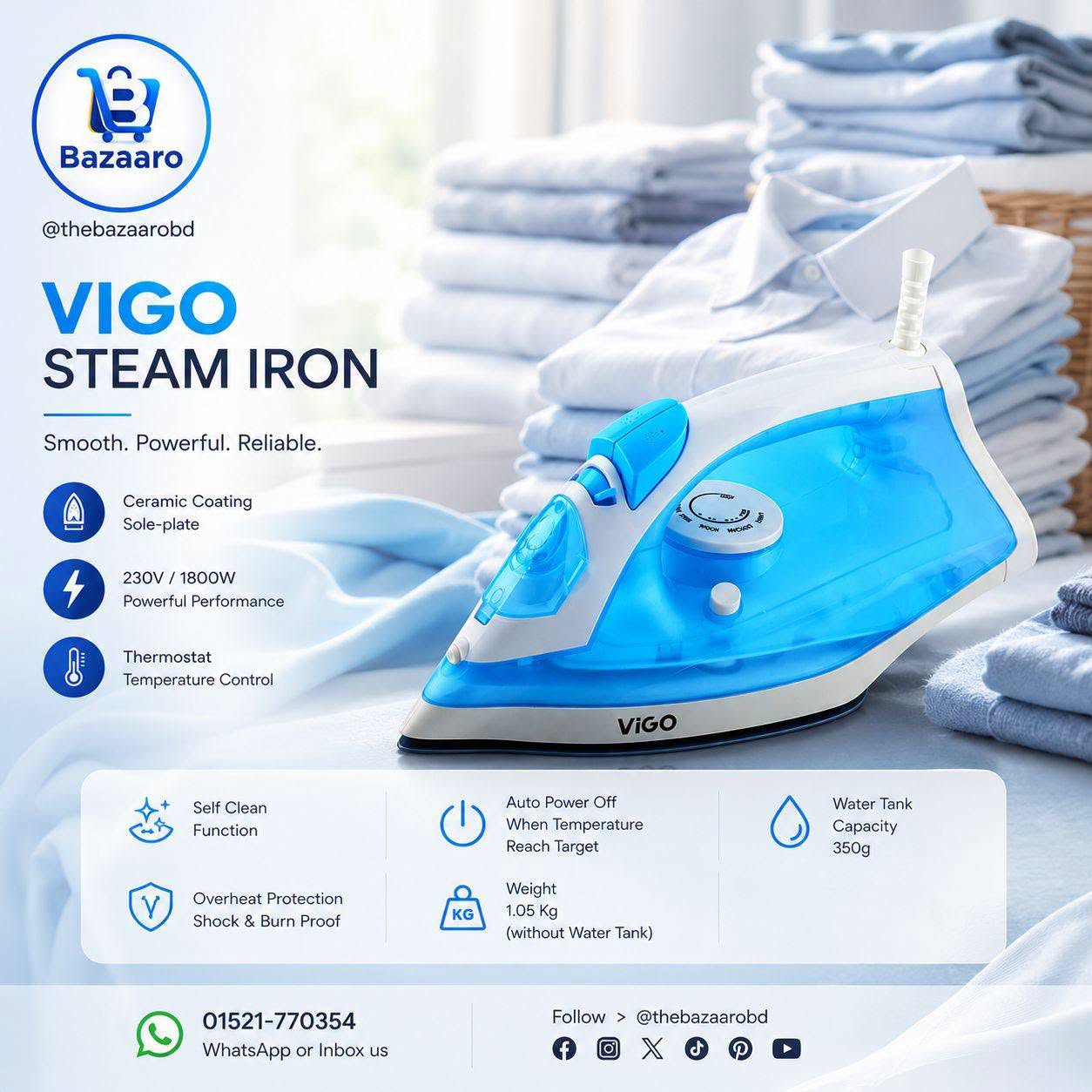 Electric Iron-Steam