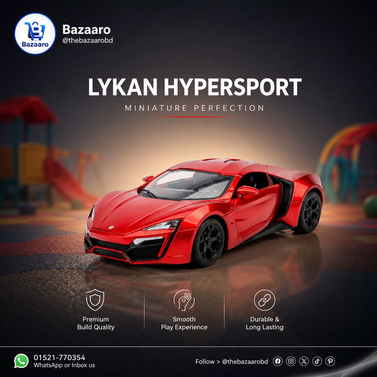 Bonzer car Rechargeable Remote Control Car for Kids